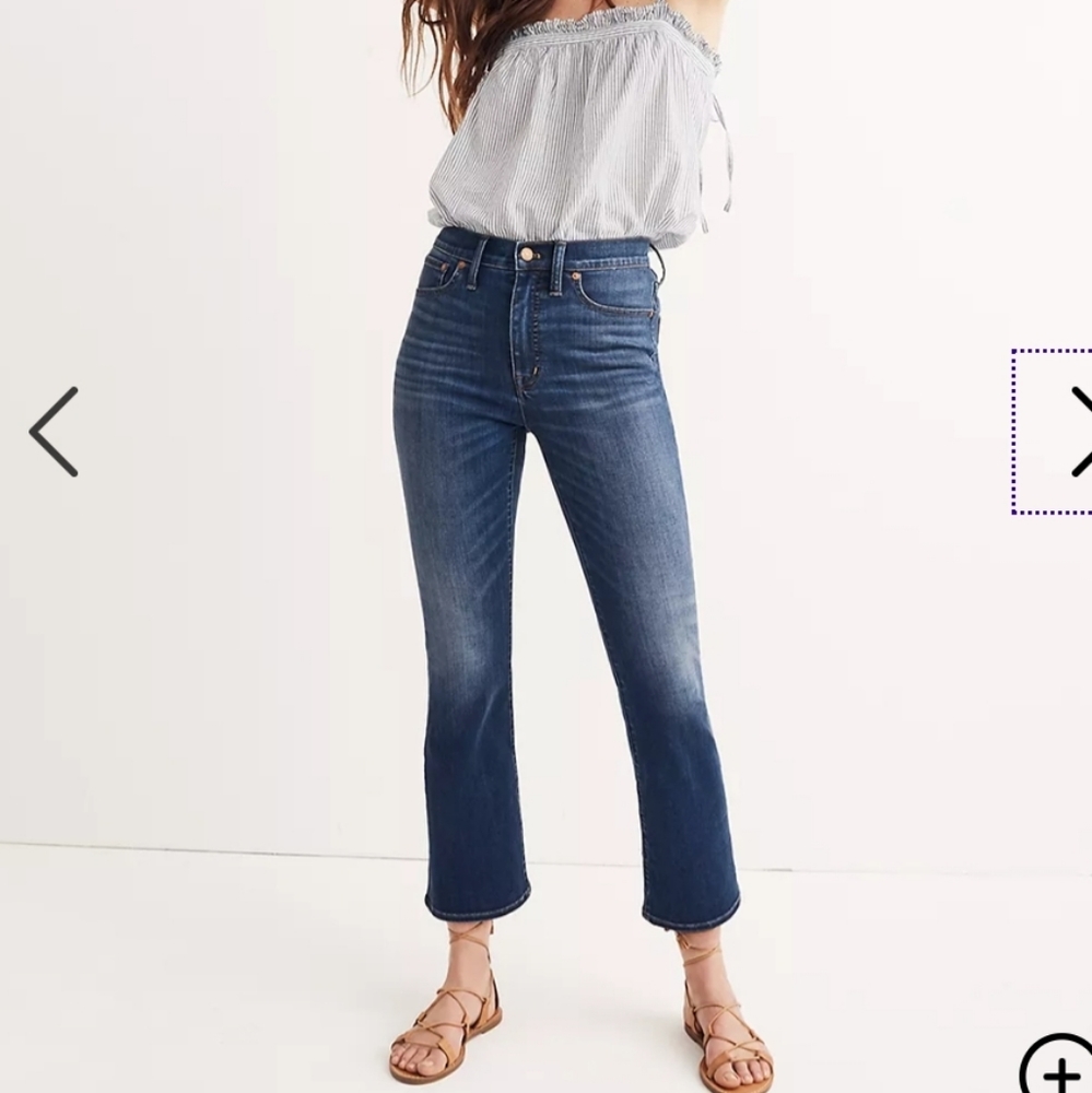 Madewell Cali Demi Boot Danny Wash Jeans
